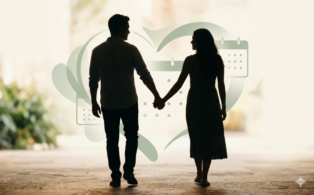 Family planning discussion in a calm setting