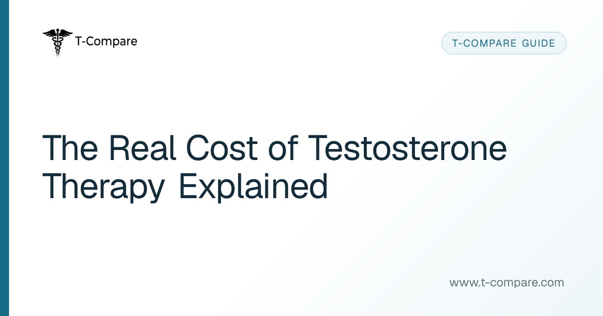 Testosterone Therapy Cost Breakdown | T-Compare